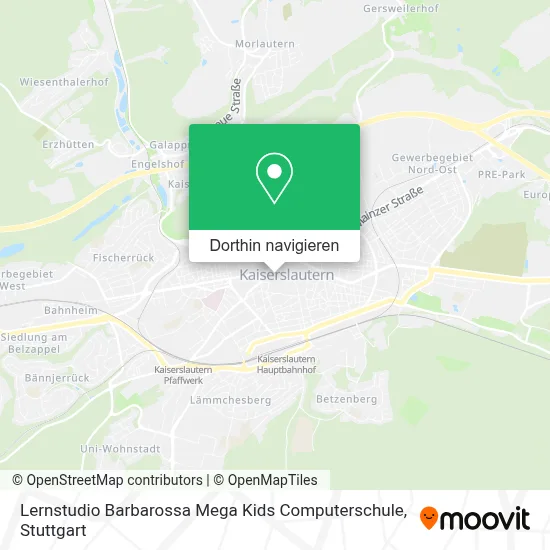Lernstudio Barbarossa Mega Kids Computerschule Karte