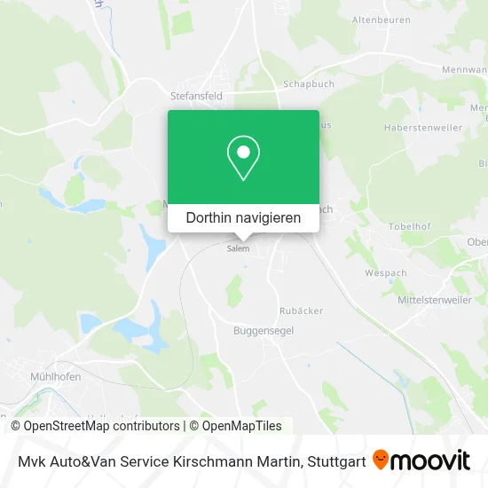 Mvk Auto&Van Service Kirschmann Martin Karte
