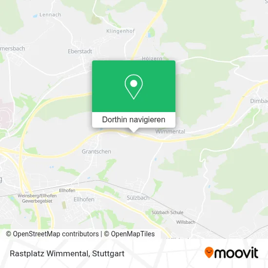 Rastplatz Wimmental Karte