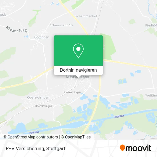 R+V Versicherung Karte