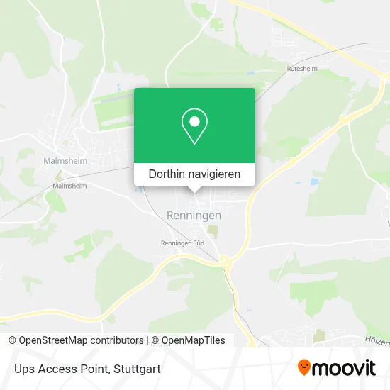 Ups Access Point Karte