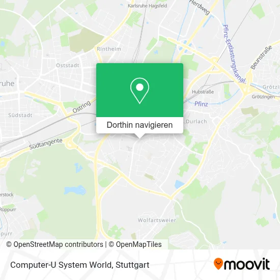 Computer-U System World Karte