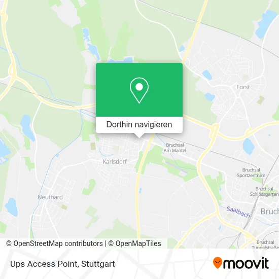 Ups Access Point Karte