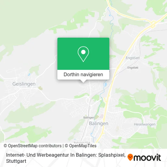Internet- Und Werbeagentur In Balingen: Splashpixel Karte