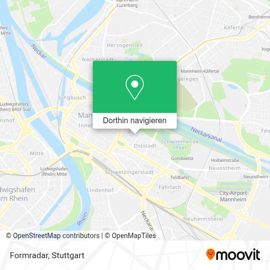 Formradar Karte