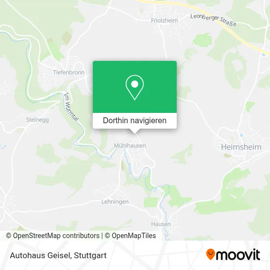 Autohaus Geisel Karte