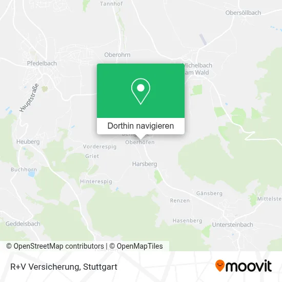 R+V Versicherung Karte