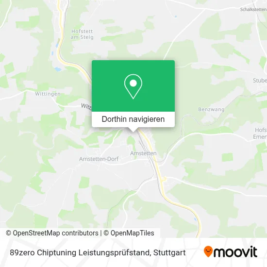 89zero Chiptuning Leistungsprüfstand Karte