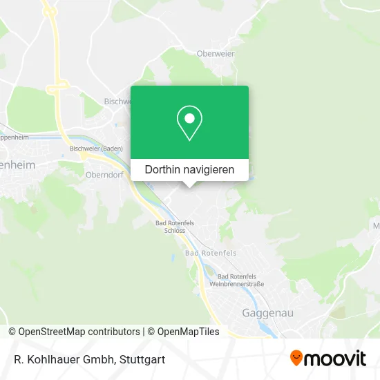 R. Kohlhauer Gmbh Karte