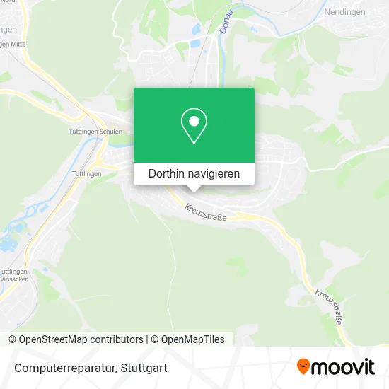 Computerreparatur Karte