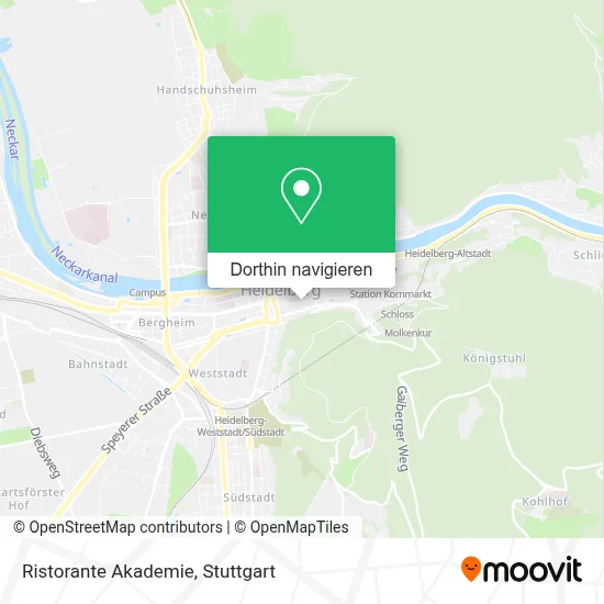 Ristorante Akademie Karte