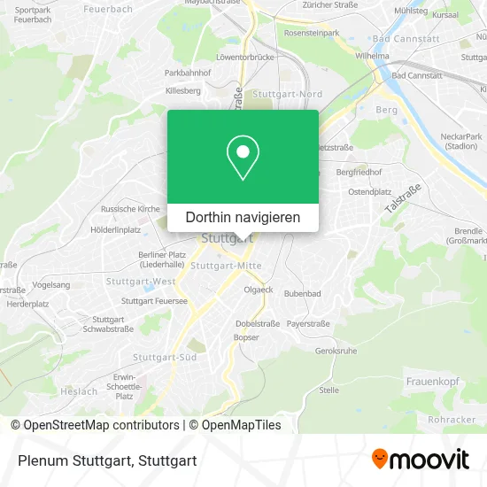 Plenum Stuttgart Karte