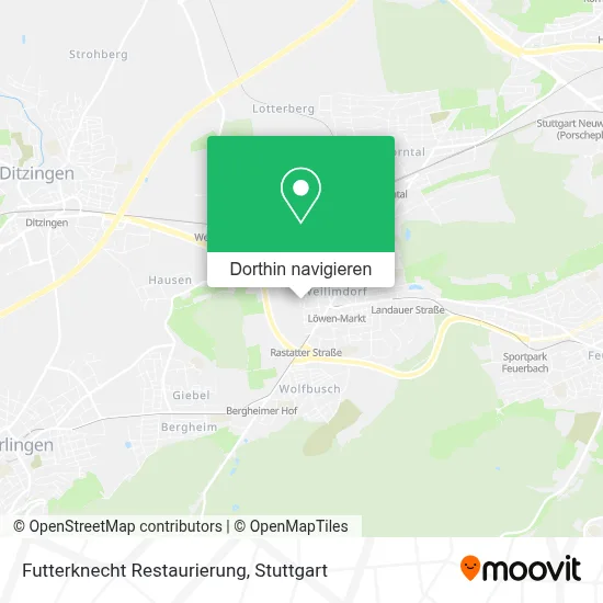 Futterknecht Restaurierung Karte
