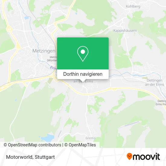 Motorworld Karte
