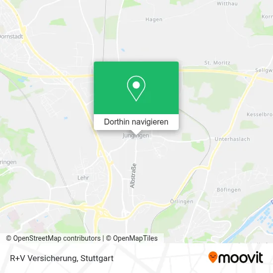 R+V Versicherung Karte