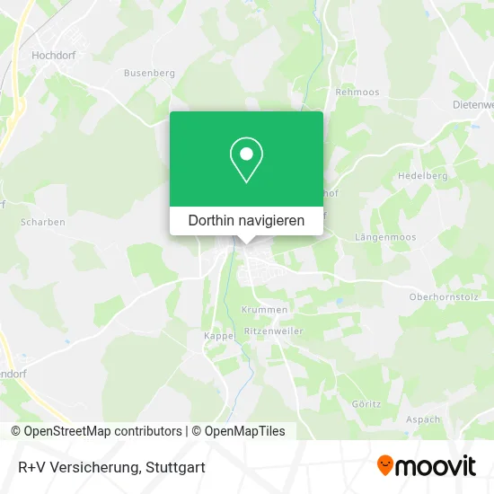 R+V Versicherung Karte