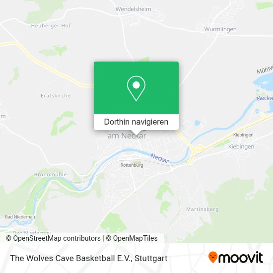 The Wolves Cave Basketball E.V. Karte