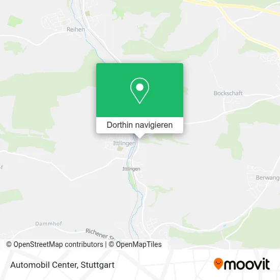 Automobil Center Karte