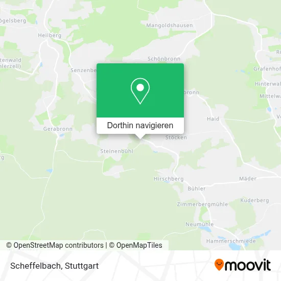 Scheffelbach Karte