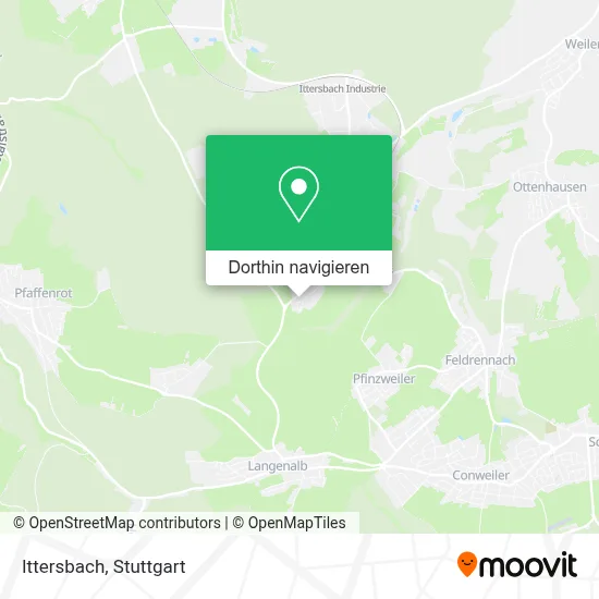 Ittersbach Karte