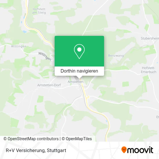 R+V Versicherung Karte
