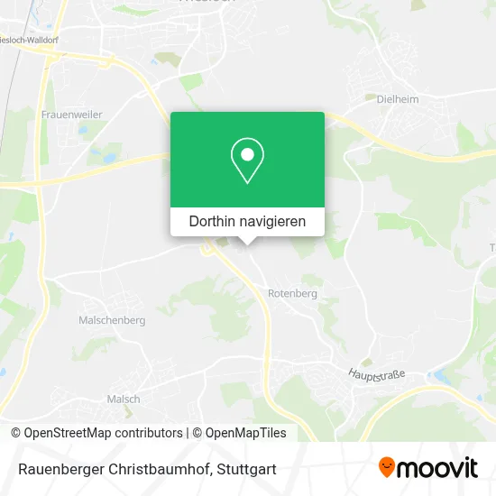 Rauenberger Christbaumhof Karte