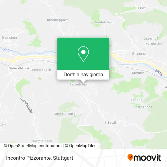 Incontro Pizzorante Karte