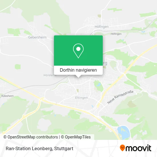 Ran-Station Leonberg Karte