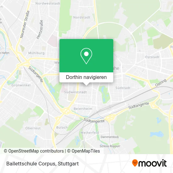 Ballettschule Corpus Karte