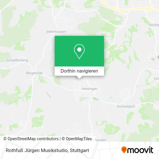 Rothfuß Jürgen Musikstudio Karte