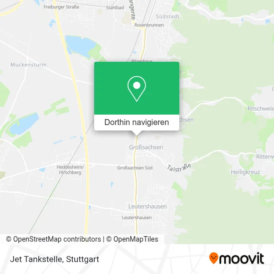 Jet Tankstelle Karte