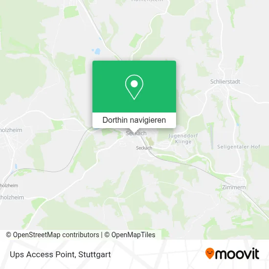 Ups Access Point Karte