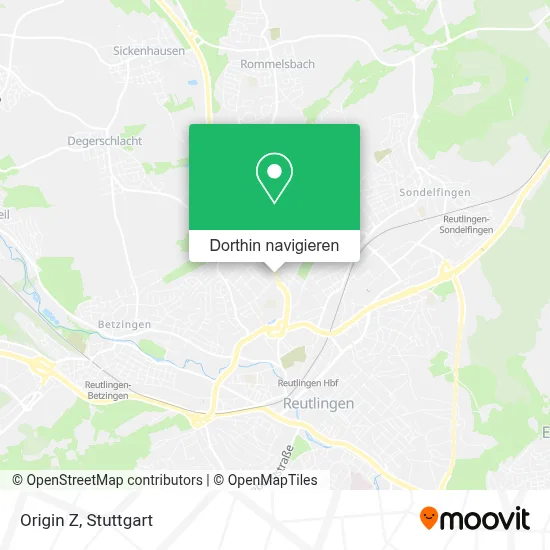 Origin Z Karte