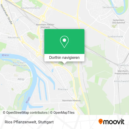 Rios Pflanzenwelt Karte