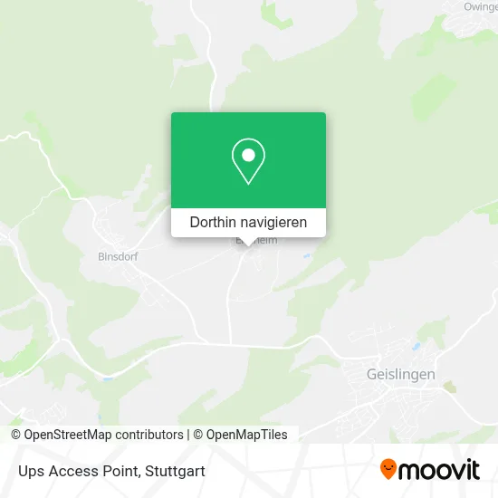 Ups Access Point Karte