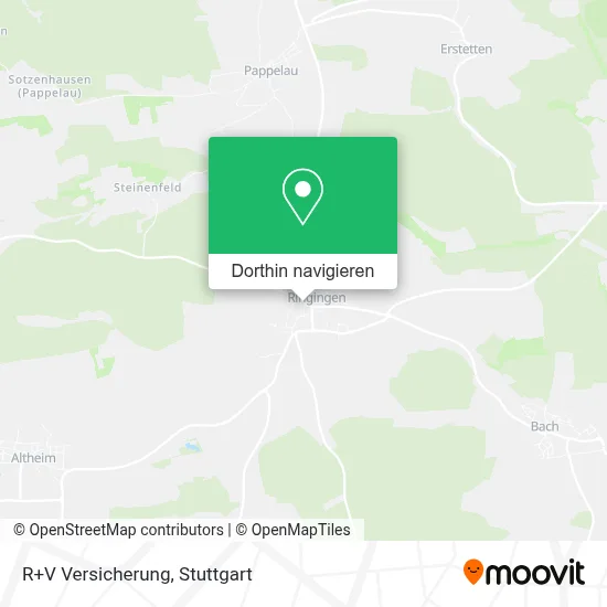 R+V Versicherung Karte