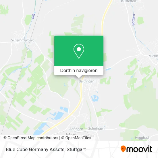 Blue Cube Germany Assets Karte