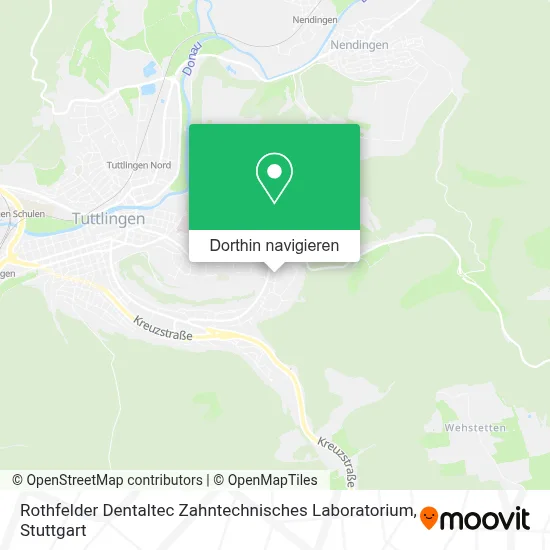 Rothfelder Dentaltec Zahntechnisches Laboratorium Karte