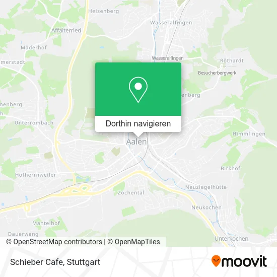 Schieber Cafe Karte