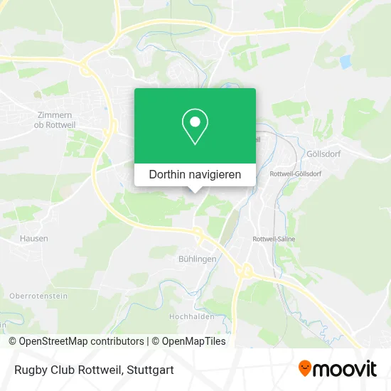 Rugby Club Rottweil Karte