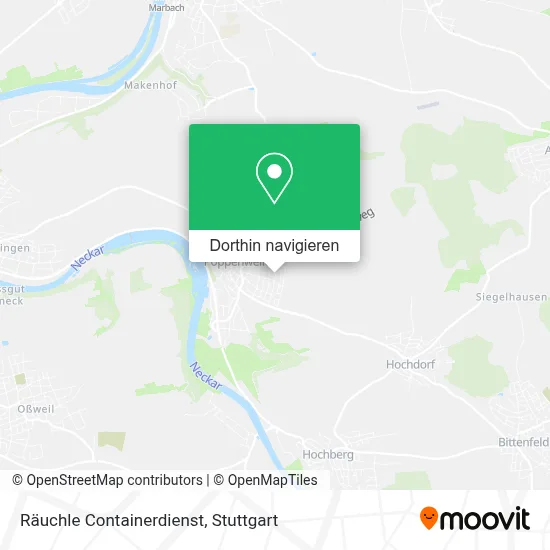 Räuchle Containerdienst Karte