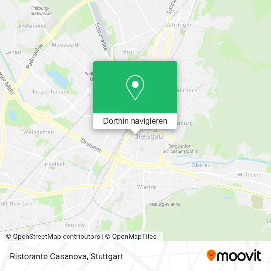 Ristorante Casanova Karte