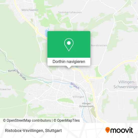 Ristobox-Vsvillingen Karte
