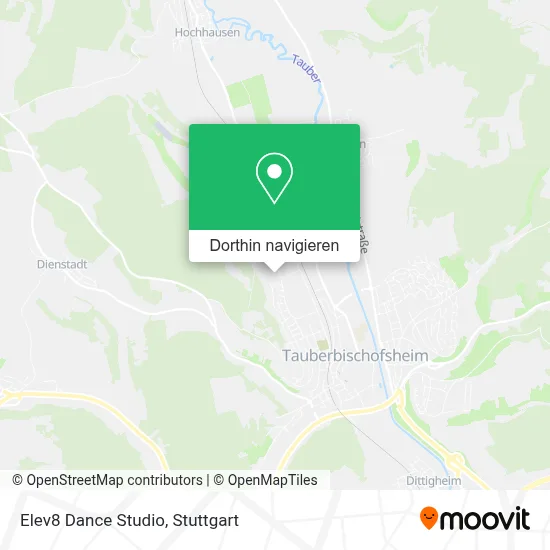 Elev8 Dance Studio Karte