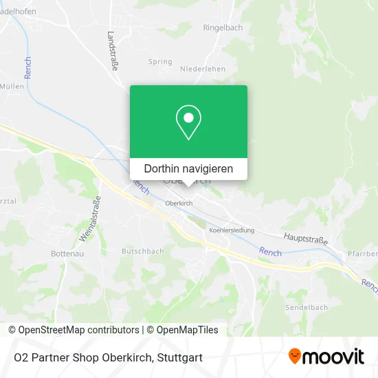 O2 Partner Shop Oberkirch Karte