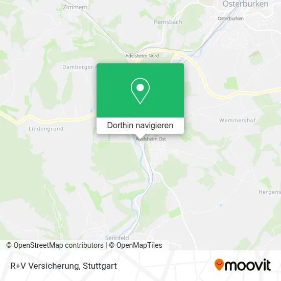 R+V Versicherung Karte