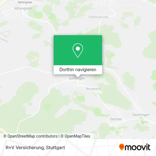 R+V Versicherung Karte