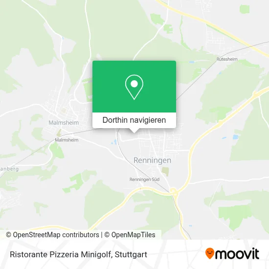 Ristorante Pizzeria Minigolf Karte