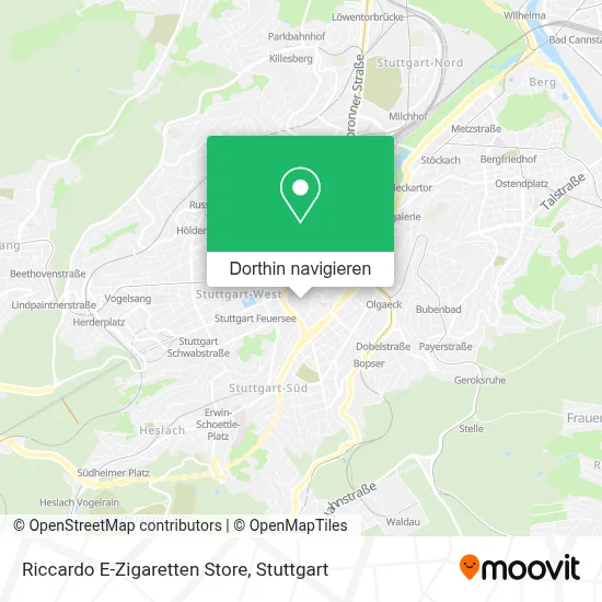 Riccardo E-Zigaretten Store Karte