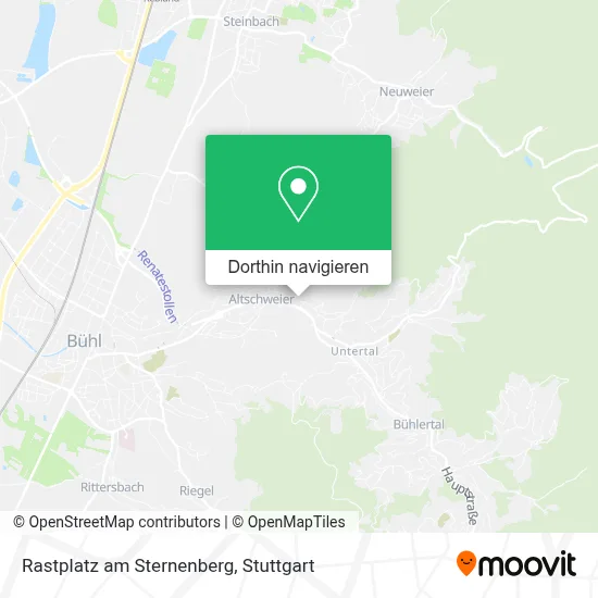 Rastplatz am Sternenberg Karte